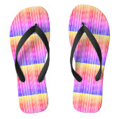 Streifenmuster regenbogenfarben teenslippers (Voetbed)