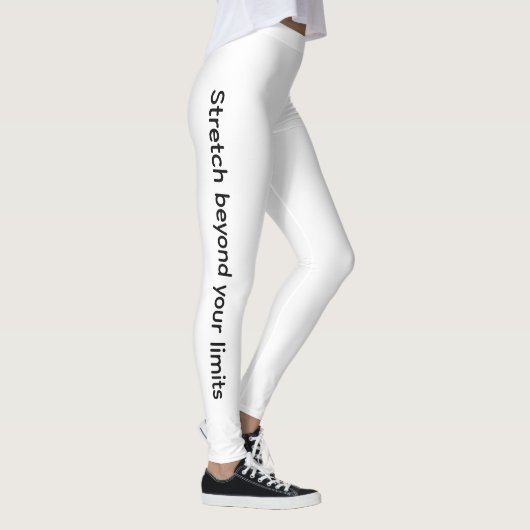 Strek je verder dan je grenzen leggings (Rechts)