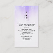 ** strelen de maanfasen + hemelse handen visitekaartje (Achterkant)