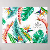 Strelitzia - Bird of Paradise Poster (Voorkant)