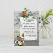 Strelitzia Bloem Jonggezellenfeest (Staand voorkant)