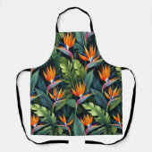 Strelitzia Bloempatroon Schort (Voorkant)