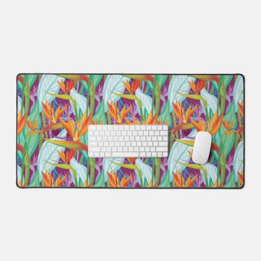 Strelitzia Pattern Bureaumat (Keyboard & Muis)