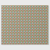 Strelitzia Pattern Cadeaupapier (Vlak)