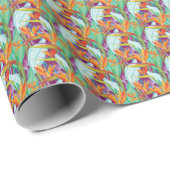 Strelitzia Pattern Cadeaupapier (Rol Hoek)