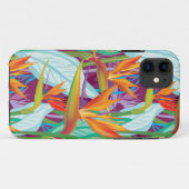 Strelitzia Pattern Case-Mate iPhone Case (Achterkant (horizontaal))