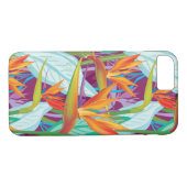 Strelitzia Pattern Case-Mate iPhone Case (Achterkant (Horizontaal))