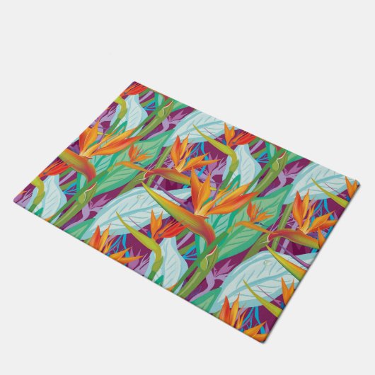 Strelitzia Pattern Deurmat (Schuin)