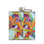 Strelitzia Pattern Heupfles (Achterkant)