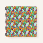 Strelitzia Pattern Notitieboek (Voorkant)