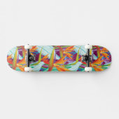 Strelitzia Pattern Persoonlijk Skateboard (Horizontaal)