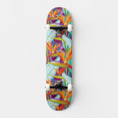 Strelitzia Pattern Persoonlijk Skateboard (Voorkant)