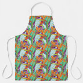 Strelitzia Pattern Schort (Voorkant)