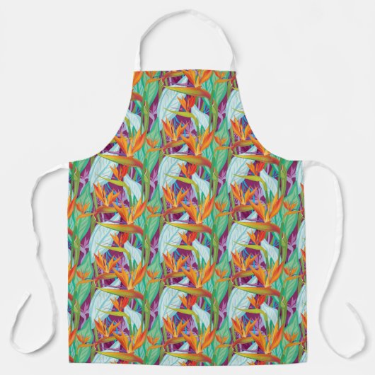 Strelitzia Pattern Schort (Voorkant)