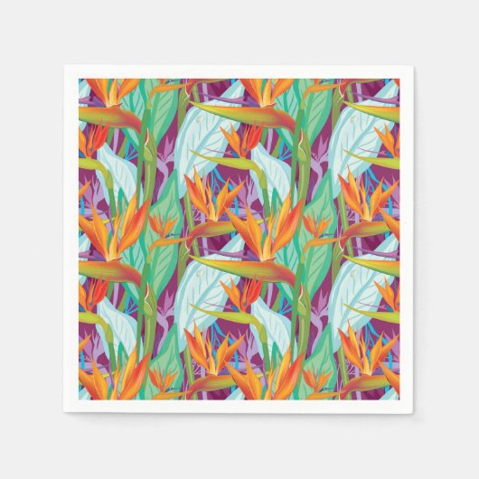 Strelitzia Pattern Servet (Voorkant)