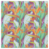Strelitzia Pattern Stof (Swatch)