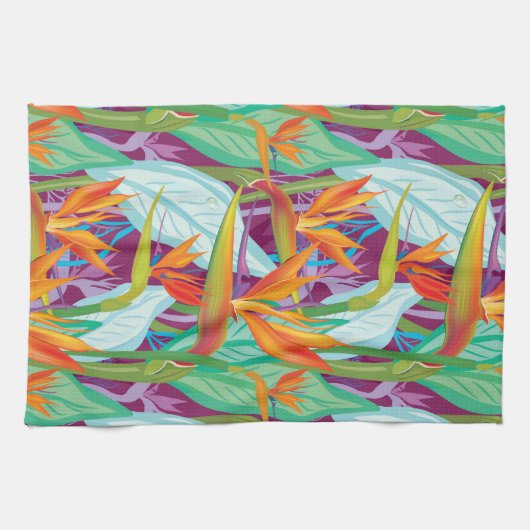 Strelitzia Pattern Theedoek (Horizontaal)