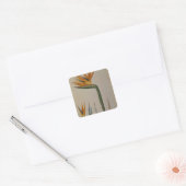 Strelitzia Reginae uit "Les Strelitziacees" Vierkante Sticker (Envelop)