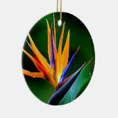 Strelitzia. Vogel van de paradijsbloem. Keramisch Ornament (Rechts)