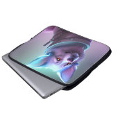 Strelka - de Sovjet-ruimtehond Laptop Sleeve (Voorkant onderkant)