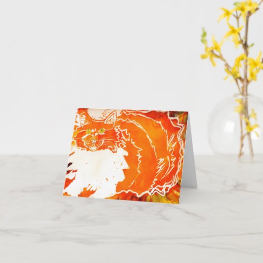 Streng Kaart (Gele Bloem)