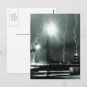 Strenge Bliksem in Boston Briefkaart (Voorkant / Achterkant)