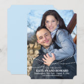 Strengen Kralen Foto Save the Date Aankondiging (Voorkant / Achterkant)