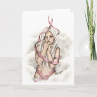 Strenght Breast Cancer Awareness Wenskaart Kaart