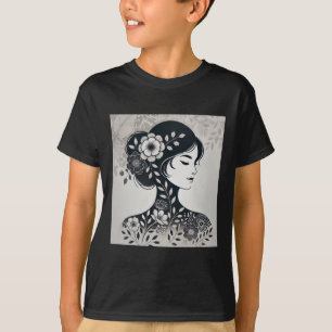 Strength Art Sticker T-shirt