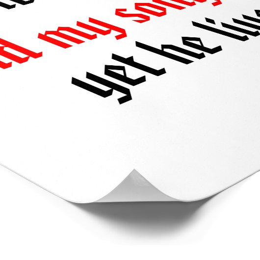 Strength - Biblical Poster (Hoek)