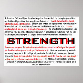 Strength - Biblical Poster