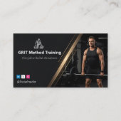 Strength Coach | Luxury Fitness Visitekaartje (Voorkant)