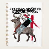 Strength Comes From Within Reindeer Planner (Voorkant)