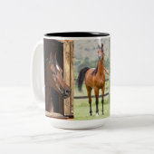 Strength, Courage and Power Tweekleurige Koffiemok (Voorkant links)