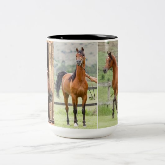 Strength, Courage and Power Tweekleurige Koffiemok (Center)