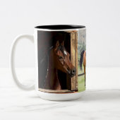 Strength, Courage and Power Tweekleurige Koffiemok (Links)