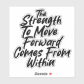 Strength From Within Mindset Sticker (Vel)