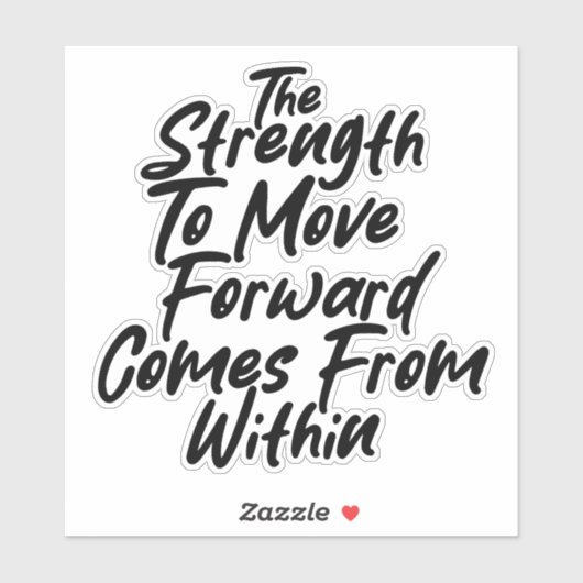 Strength From Within Mindset Sticker (Vel)