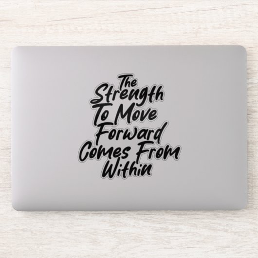Strength From Within Mindset Sticker (Computer)