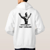 Strength Grit Sweatshirt – Veiny Hand Dumbbell (Achterkant)
