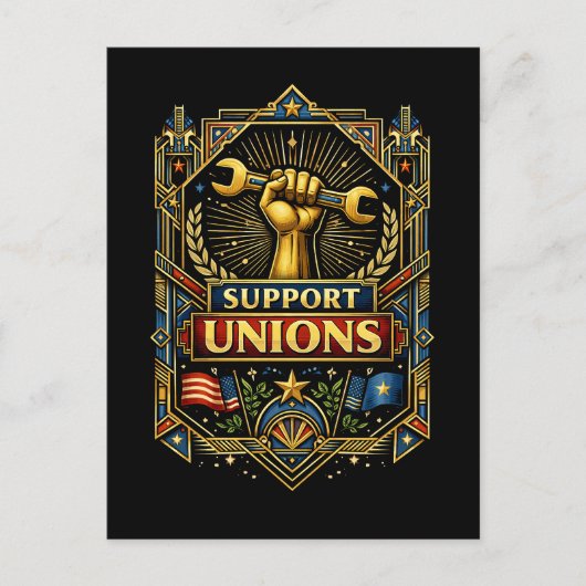Strength in Solidarity Briefkaart (Voorkant)