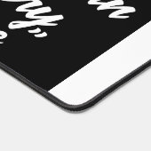 "Strength in Style. Power in Every PIece." Deskmat Bureaumat (Hoek)