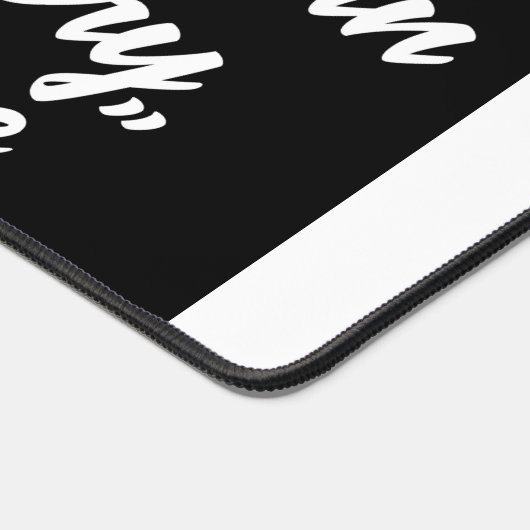 "Strength in Style. Power in Every PIece." Deskmat Bureaumat (Hoek)