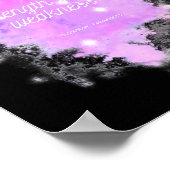 Strength Over Weakness Galaxy - Overdose Awareness Poster (Hoek)