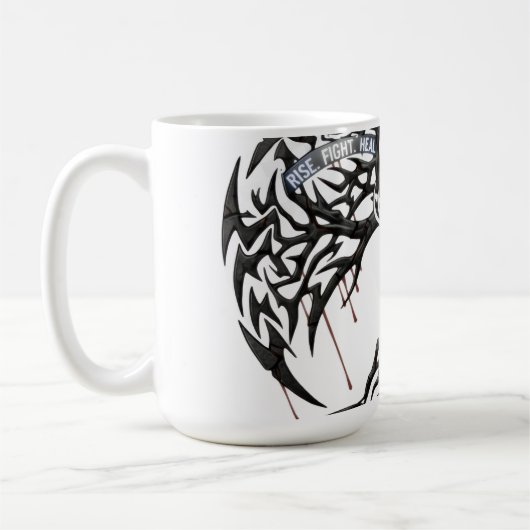 Strength Through Pain – Motivational Quote Drinkin Koffiemok (Links)