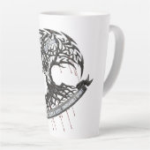 Strength Through Pain – Motivational Quote Drinkin Latte Mok (Rechterhoek)