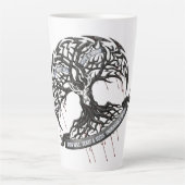 Strength Through Pain – Motivational Quote Drinkin Latte Mok (Voorkant)