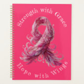 Strength with Grace – Breast Cancer Awareness  Planner (Voorkant)