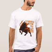 STRENGTH WITHIN YOU KEEP PUSHING FORWARD T-SHIRT (Voorkant)