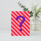 strepe briefkaart (Staand voorkant)